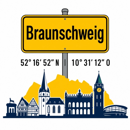 Tasse »Braunschweig Skyline & Ortsschild«