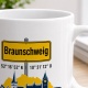Tasse »Braunschweig Skyline & Ortsschild«