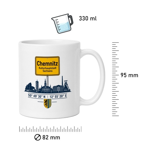 Tasse »Chemnitz - Kulturhauptstadt Sachsens«