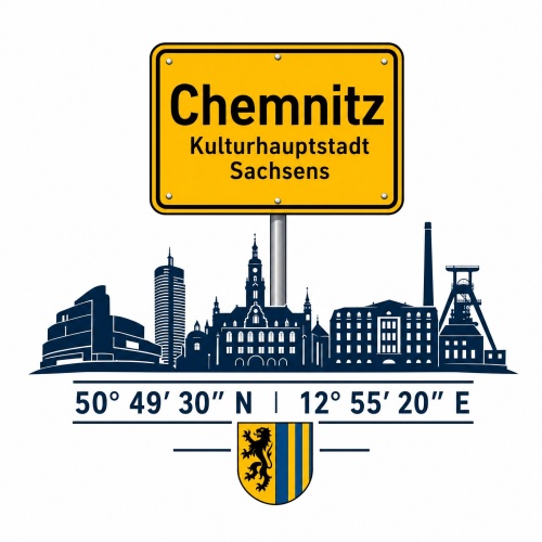 Tasse »Chemnitz - Kulturhauptstadt Sachsens«