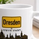 Tasse »Dresden Skyline & Ortsschild«