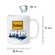 Tasse »Duisburg Skyline & Koordinaten«