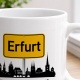 Tasse »Erfurt Skyline & Herz«