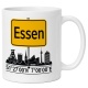 Tasse »Essen Skyline mit Ortschild«