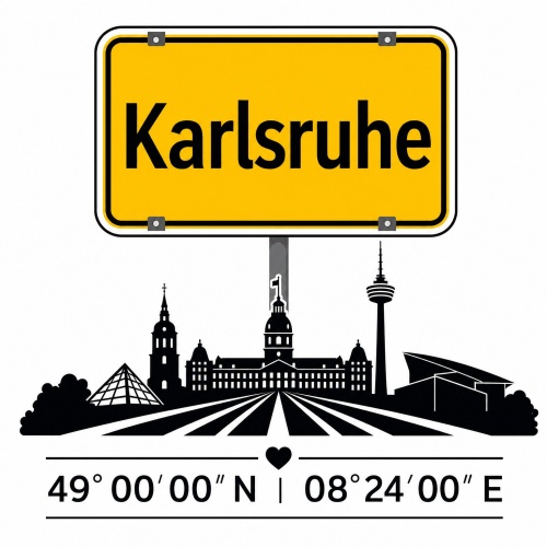 Tasse »Karlsruhe Stadtmotiv«