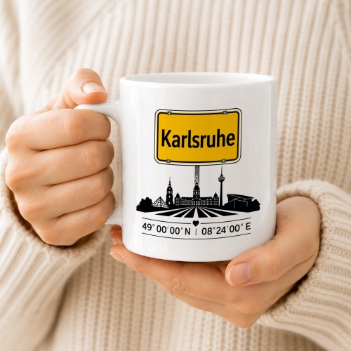 Tasse »Karlsruhe Stadtmotiv«