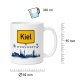 Tasse »Kiel Städteschild & Skyline«