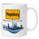 Tasse »Magdeburg Skyline & Ortsschild«