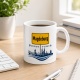 Tasse »Magdeburg Skyline & Ortsschild«