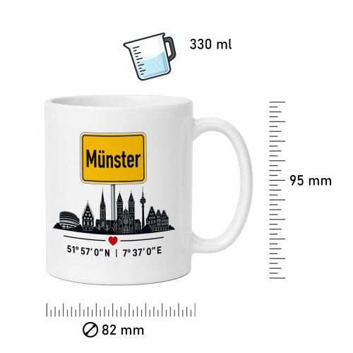 Tasse »Münster Skyline«