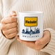 Tasse »Wiesbaden Skyline & Ortsschild«