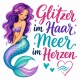 Tasse »Glitzer im Haar, Meer im Herzen«