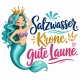 Tasse »Salzwasser, Krone, gute Laune«