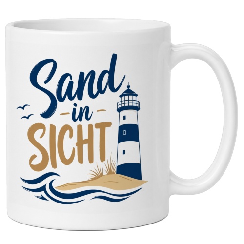 Tasse »Sand in Sicht«