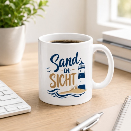 Tasse »Sand in Sicht«