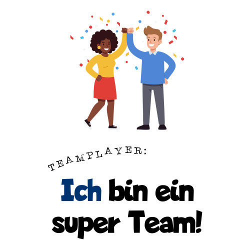 Tasse »Ich bin ein super Team!«