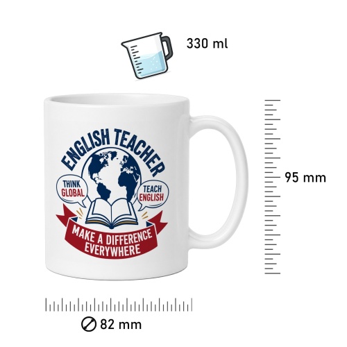 Tasse »English Teacher – Make a Difference Everywhere«
