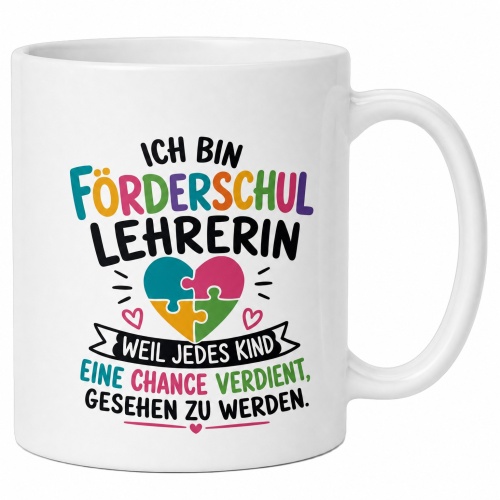 Tasse »Ich bin Förderschullehrerin«
