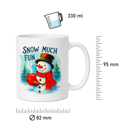 Tasse »Snow much fun«