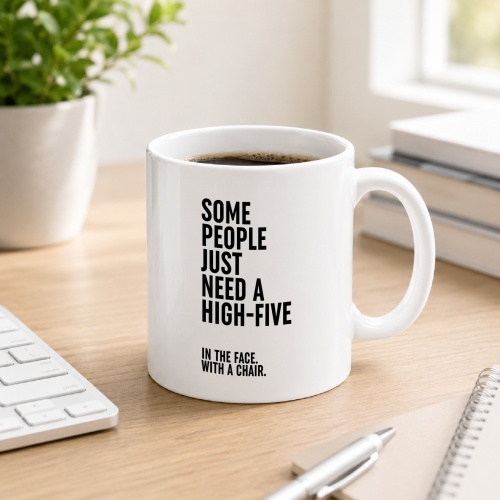 Tasse »Some people just need a high-five«