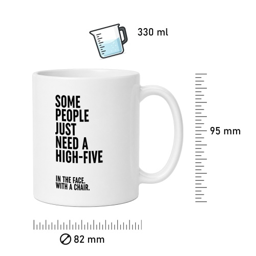 Tasse »Some people just need a high-five«