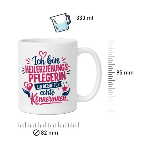 Tasse »Ich bin Heilerziehungspflegerin – ein Beruf für Könnerinnen«