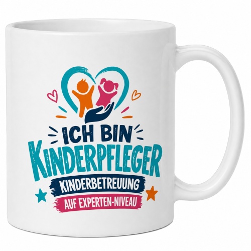 Tasse »Ich bin Kinderpfleger –...