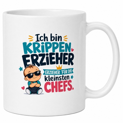 Tasse »Ich bin Krippenerzieher«