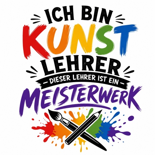Tasse »Ich bin Kunstlehrer – Meisterwerk«