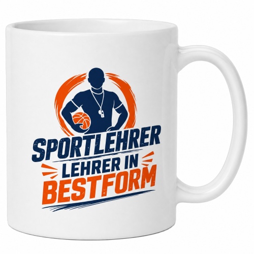 Tasse »Sportlehrer - Lehrer in Bestform«