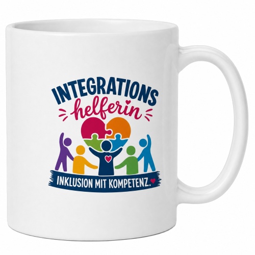 Tasse »Integrationshelferin – Inklusion mit...