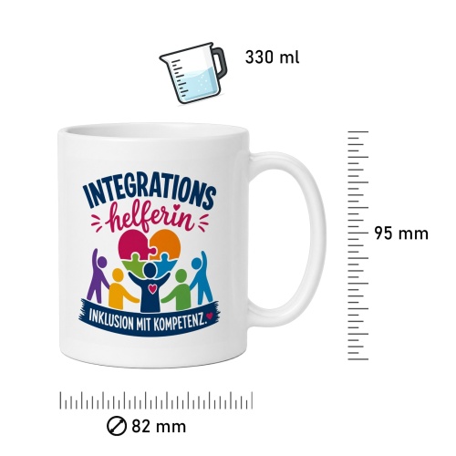 Tasse »Integrationshelferin – Inklusion mit Kompetenz«