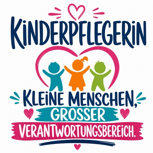 Tasse »Kinderpflegerin – Kleine Menschen,...