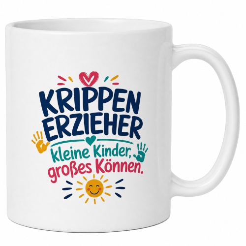 Tasse »Krippenerzieher – kleine Kinder,...