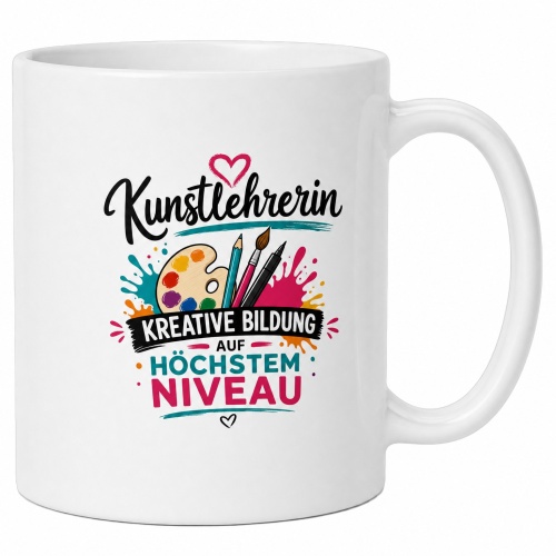 Tasse »Kunstlehrerin – kreative Bildung auf...
