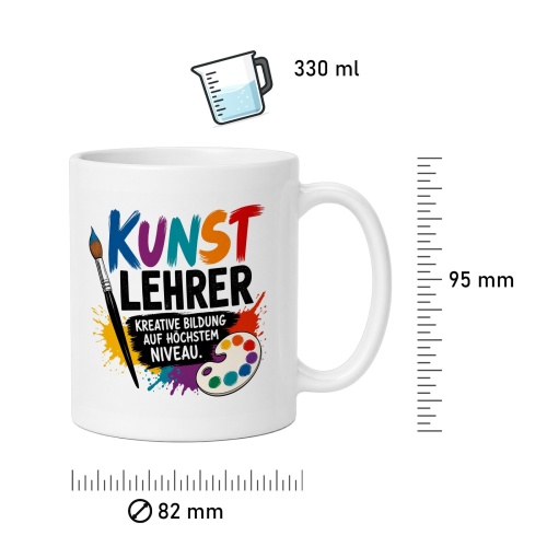 Tasse »Kunstlehrer – Kreative Bildung«