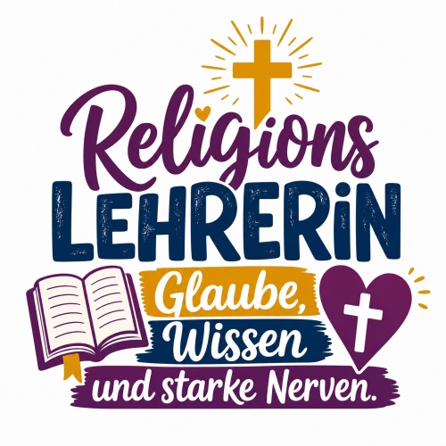 Tasse »Religionslehrerin – Glaube, Wissen und...