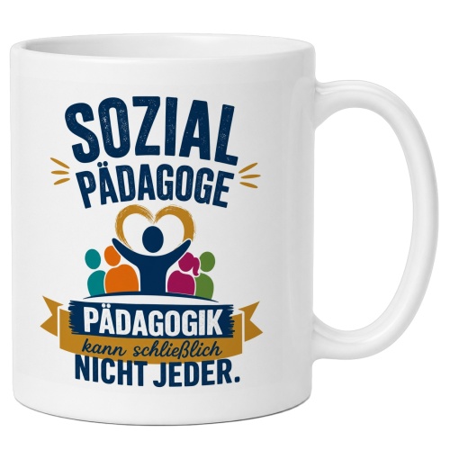 Tasse »Sozialpädagoge – Pädagogik...