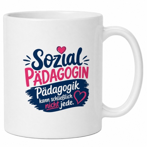 Tasse »Sozialpädagogin – Pädagogik...