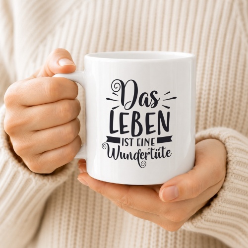 Tasse »Das Leben ist eine Wundertüte«