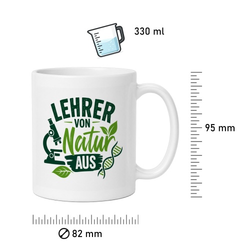 Tasse »Lehrer von Natur aus«