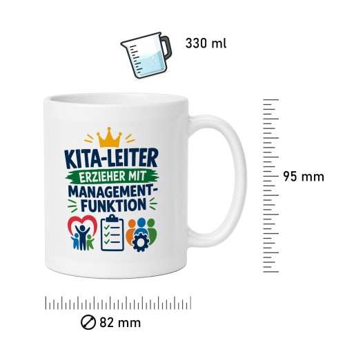 Tasse »Kita-Leiter – Erzieher mit Management-Funktion«