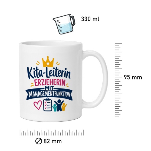 Tasse »Kita-Leiterin Erzieherin mit Managementfunktion«
