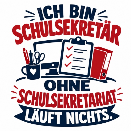 Tasse »Ich bin Schulsekretär, ohne...