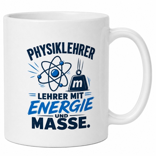 Tasse »Physiklehrer – Lehrer mit Energie und...