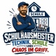 Tasse »Schulhausmeister – Technik, Schule und Chaos im Griff«