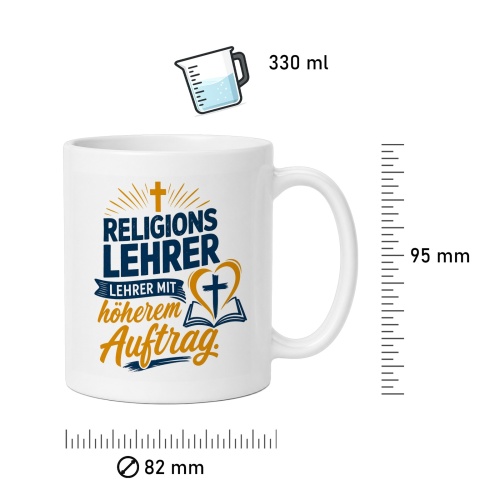 Tasse »Religionslehrer – Lehrer mit höherem Auftrag«