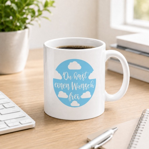 Tasse »Du hast einen Wunsch frei«