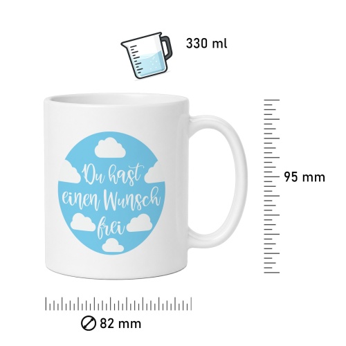 Tasse »Du hast einen Wunsch frei«