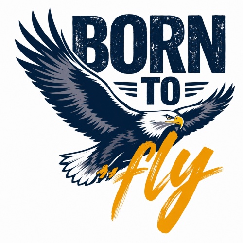 Tasse »Born to fly«